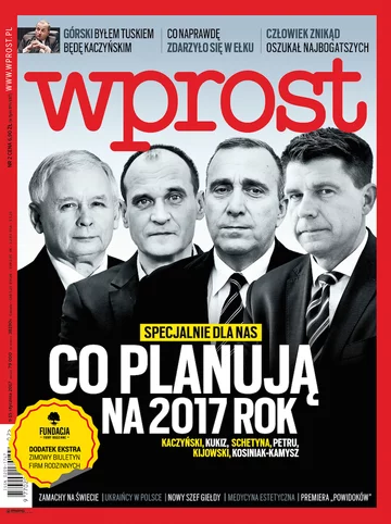 Okładka tygodnika Wprost nr 2/2017 (1769)