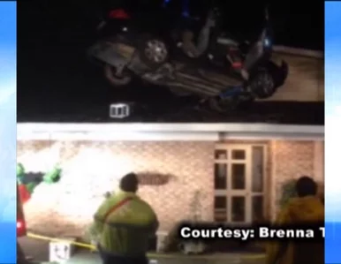 Miniatura: USA: policja ścigała kierowcę, pościg...