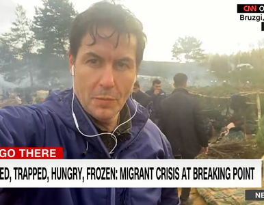 Miniatura: Kryzys na granicy. Ekipy BBC i CNN nadają...