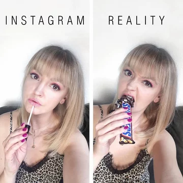 Instagram vs. rzeczywistość 