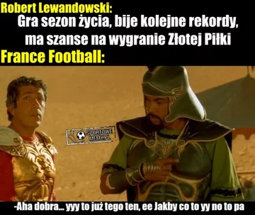 Mem po odwołaniu Złotej Piłki 