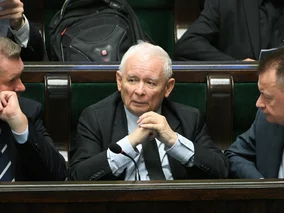 Miniatura: Kaczyński przyłapany w&nbsp;Sejmie....