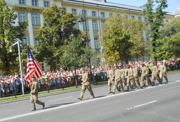 Żołnierze z amerykańskiej 173. Brygady Powietrznodesantowej  (fot.Marcin Lis)