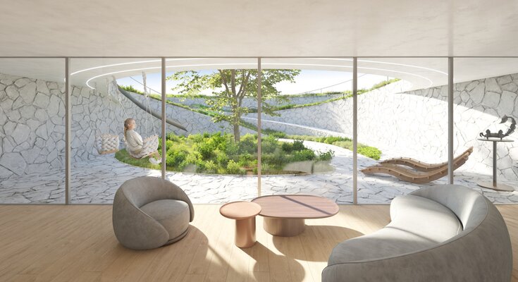 Miniatura: Dom ze schronem Scorpio House, projekt BXB...