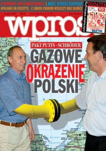 Okładka tygodnika Wprost nr 27/2005 (1179)