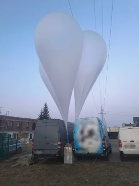 Miniatura: Balony z&nbsp;dużymi paczkami...