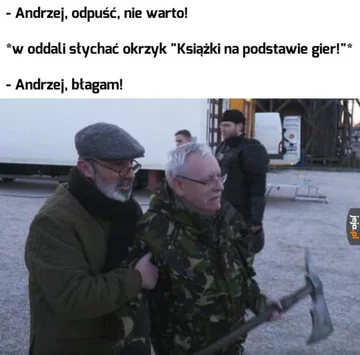 Mem inspirowany grami z serii Wiedźmin 