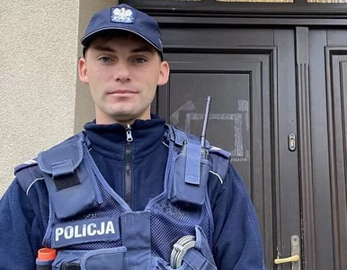 Miniatura: Policjant spędzał podróż poślubną w...