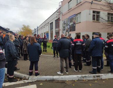 Miniatura: Strajk generalny na Białorusi. Robotników...