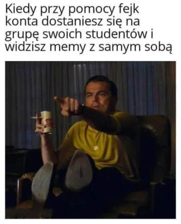 Mem z wykładowców włamujących się na grupki studenckie 