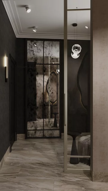 Apartament z widokiem na park, projekt Modeko Studio 