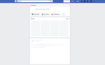 Tak wygląda aktualnie strona gł&oacute;wna Facebooka