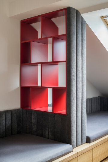 Małe mieszkanie w&nbsp;Pradze, proj. NoArchitects