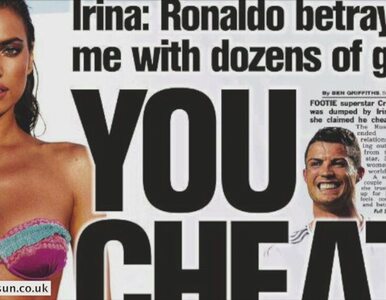 Miniatura: Ronaldo zdradzał Irinę Shayk z...