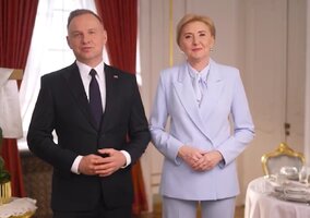 Miniatura: Prezydent złożył życzenia. Mówił o...