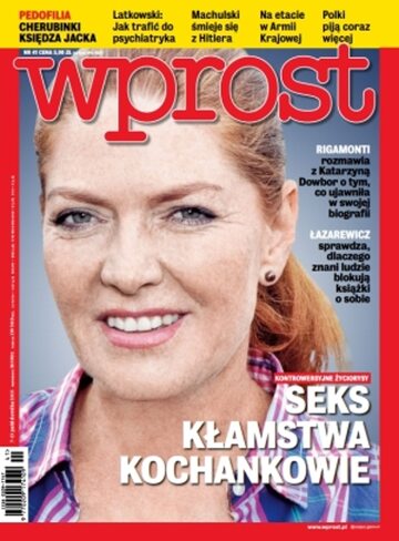 Okładka tygodnika Wprost nr 41/2013 (1598)