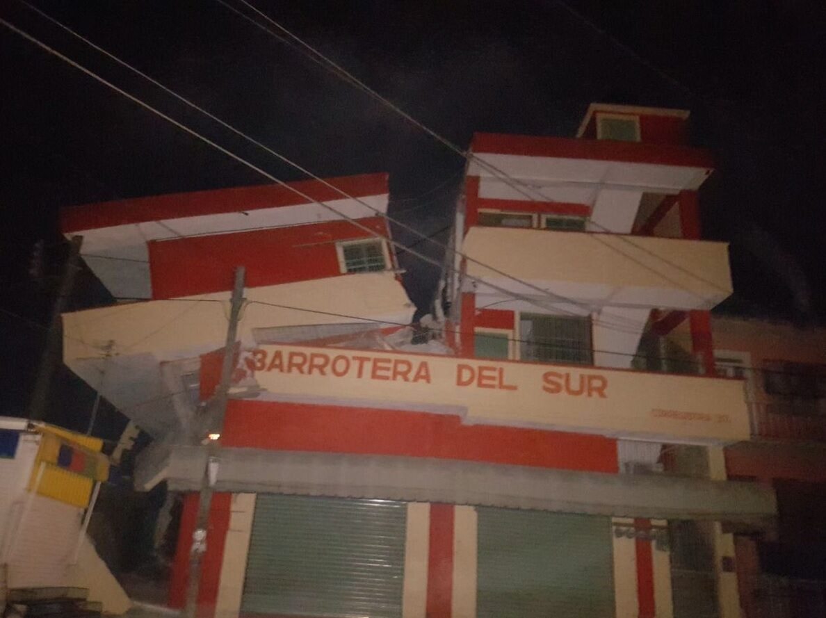 Zniszczenia w Meksyku 