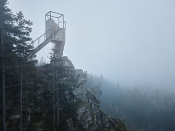 Punkt widokowy The&nbsp;Guard Patrol w&nbsp;G&oacute;rach Izerskich, projekt Mj&ouml;lk architekti