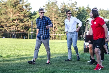 Polscy piłkarze dotarli do Arłamowa 