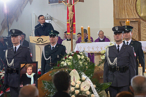 Pogrzeb Zyty Gilowskiej (fot. Andrzej Hrechorowicz/KPRP)