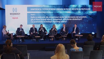 Debata &bdquo;Kadry w&nbsp;medycynie. Jak zorganizować opiekę koordynowaną nad pacjentem, gdy w&nbsp;Polsce brakuje lekarzy, pielęgniarek, edukator&oacute;w zdrowotnych. Czy&nbsp;przełomowe technologie wspomogą lekarzy?&rdquo;
