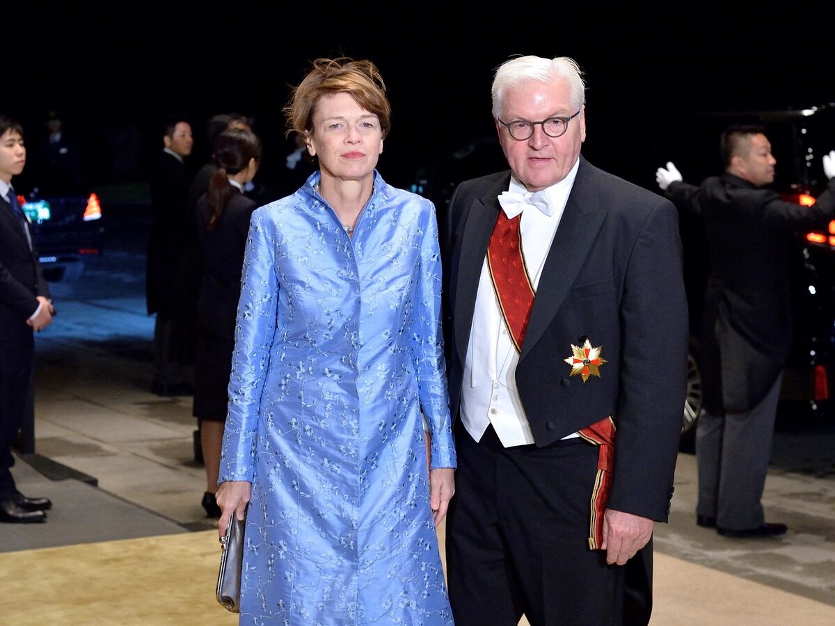 Prezydent Niemiec Frank-Walter Steinmeier z żoną 