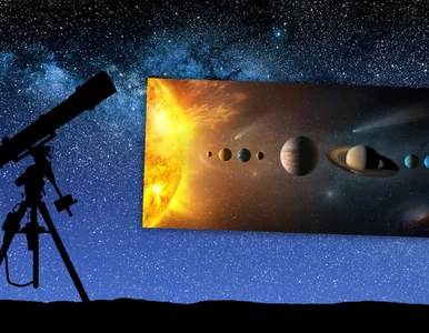 Miniatura: Kosmiczny pochód nad horyzontem. Już...