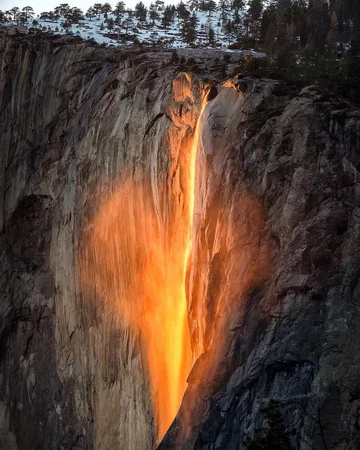 Wodospad Horsetail Fall 