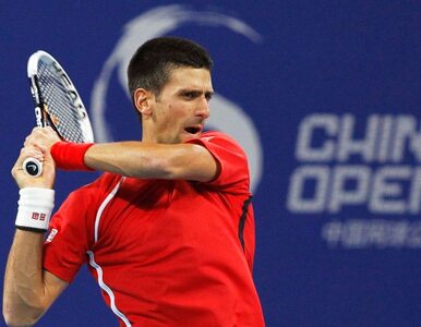 Miniatura: Djokovic jeden mecz od finału w Pekinie