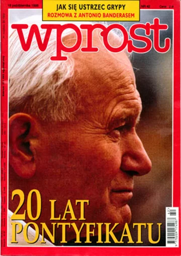 Okładka tygodnika Wprost nr 42/1998 (829)