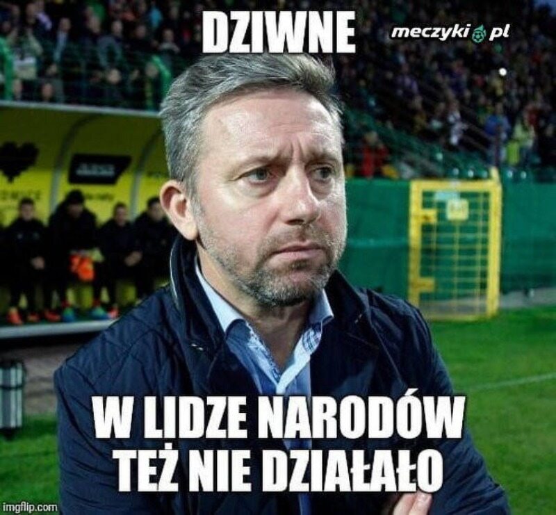 Mem z Jerzym Brzęczkiem 