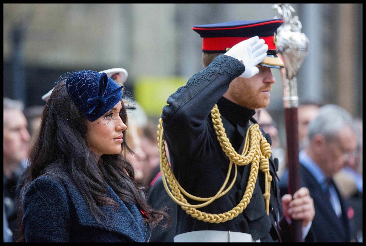 Meghan i Harry podczas Dnia Pamięci 