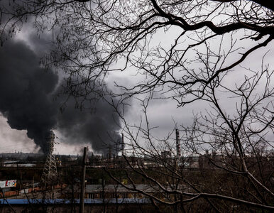 Miniatura: Eksplozje w Odessie. Kłęby dymu nad miastem