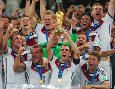 Niemieccy piłkarze... zniszczyli puchar świata