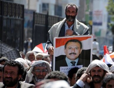 Miniatura: Prezydent Jemenu wyjechał do USA, ale...