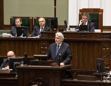 Miniatura: Sejm przyjął informację Ministra Spraw...