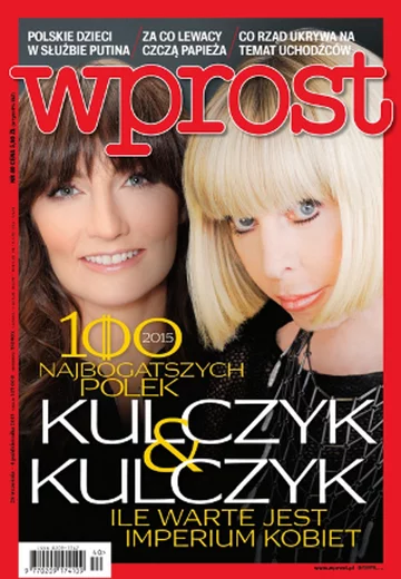Okładka tygodnika Wprost nr 40/2015 (1699)