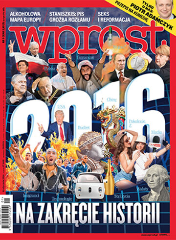 Okładka tygodnika Wprost nr 1/2016 (1718)