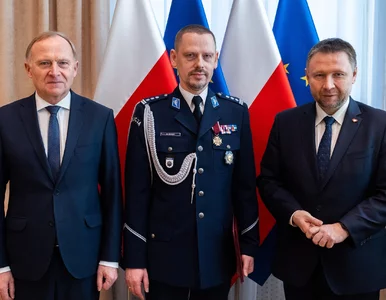 Miniatura: Marek Boroń nowym komendantem policji....