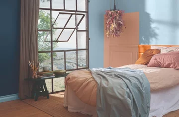 Kolor niebieski we wnętrzu 