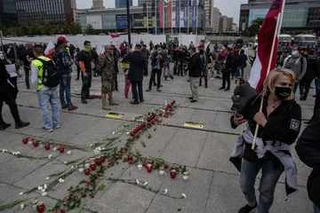 Protest przedsiębiorców w Warszawie, 23 maja 2020 r. 