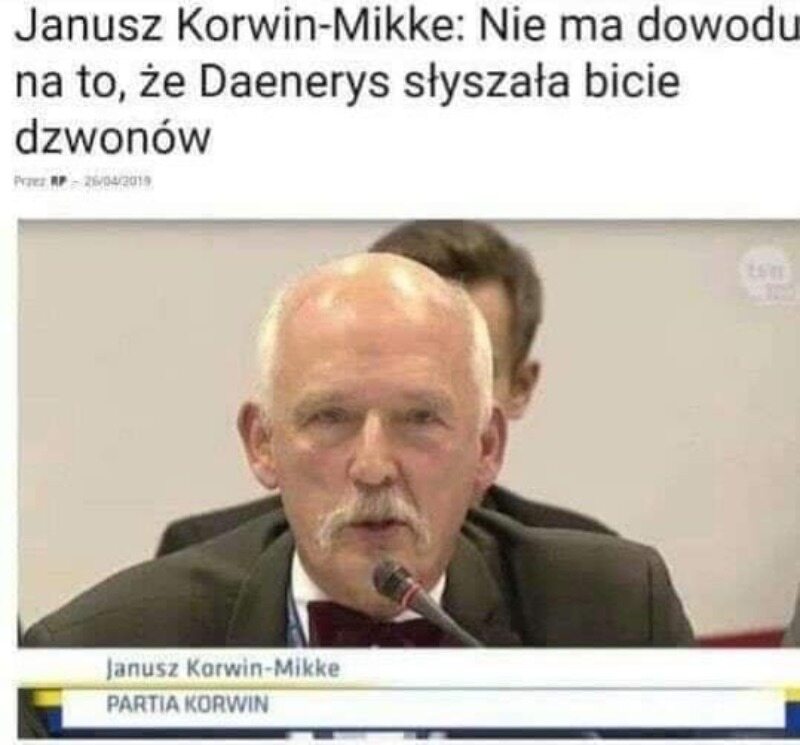 Mem z Januszem Korwin-Mikkem 