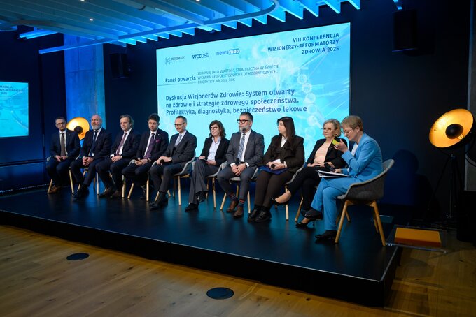 Panel „Dyskusja Wizjonerów Zdrowia: System otwarty na zdrowie i strategię zdrowego społeczeństwa. Profilaktyka, diagnostyka, bezpieczeństwo lekowe”