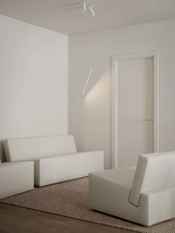 Minimalistyczne mieszkanie w Kijowie, projekt Hi atelier Hi atelier, Ihor Havrylenko, Ukraina