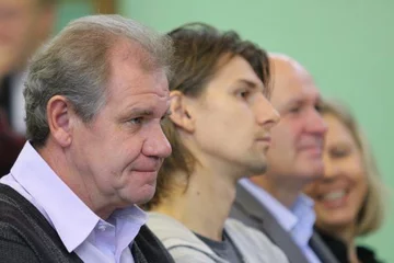 Z synem Euzebiuszem (fot. newspix)