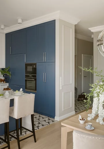 Hamptons w wielkim mieście, proj. MIKOŁAJSKA studio 