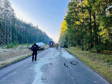 Wypadek na&nbsp;trasie Rogalinek &ndash; Poznań