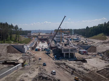 Most nad przekopem Mierzei Wiślanej 