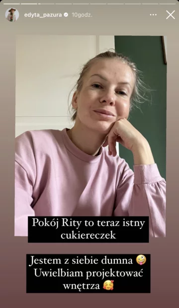 Edyta Pazura pokazała pokój córki Detale z pokoju Rity