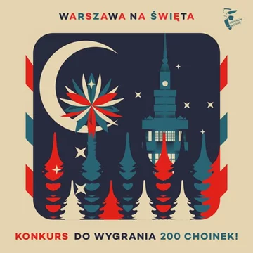 Warszawska grafika na święta Bożego Narodzenia 2020 